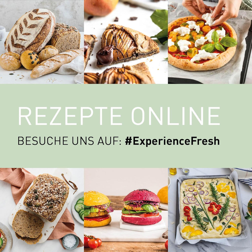 Panasonic SD-YR2540 Premium Grau Vollautomatischer Brotbackautomat, horizontales Design und Hefespender, 32 automatische Programme, zwei Temperatursensoren, 13-Stunden-Zeitvorwahl, Grau