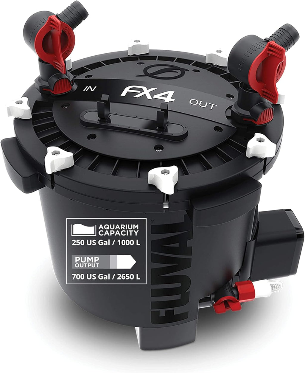 Fluval A214 FX4 Hochleistungs-Außenfilter, für Aquarien mit einerKapazitätvonbiszu1.000Lgeeignet
