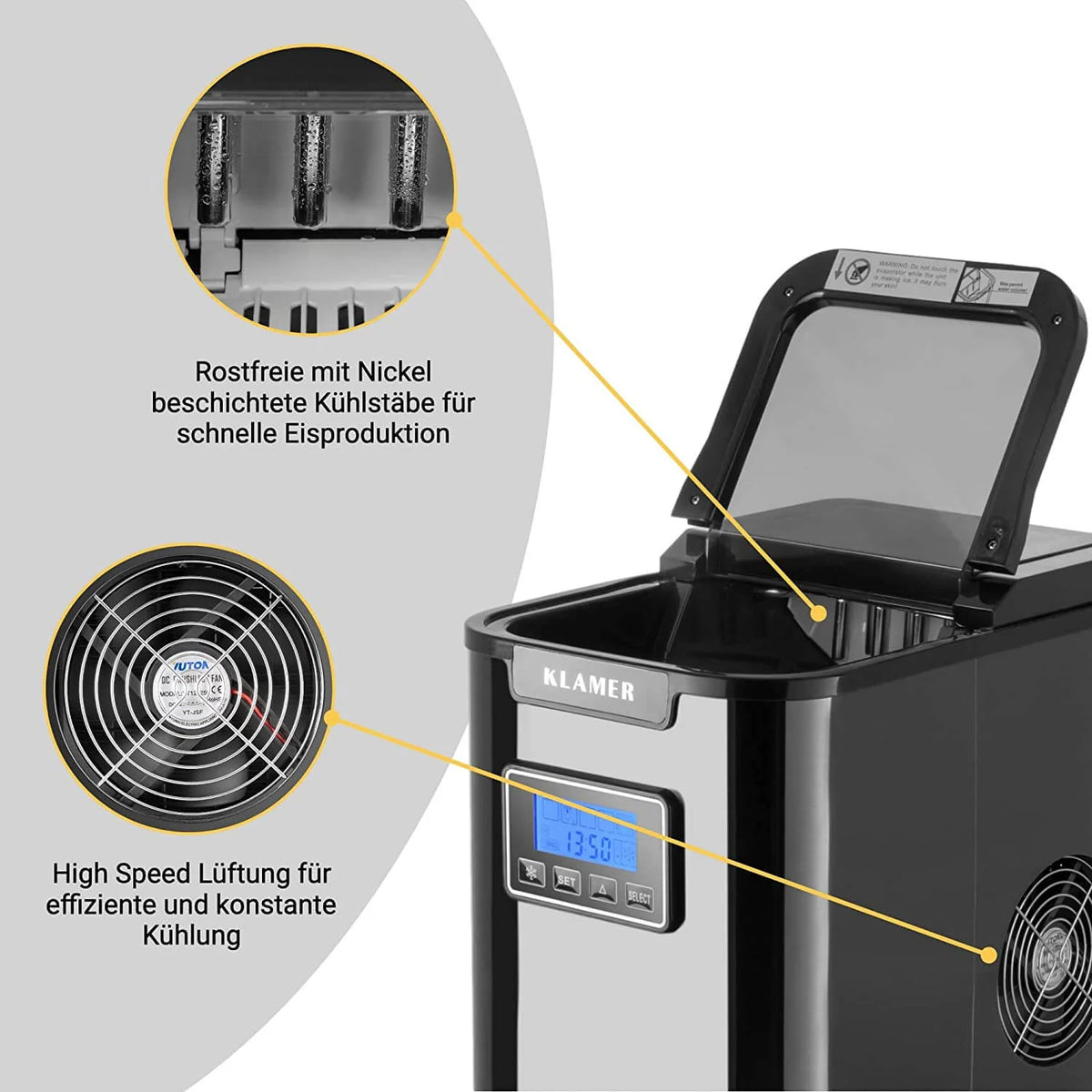 Eiswürfelmaschine 150 Watt