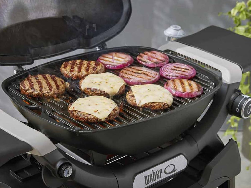 WEBER Gasgrill Q 1200N schwarz mit Standfuß
