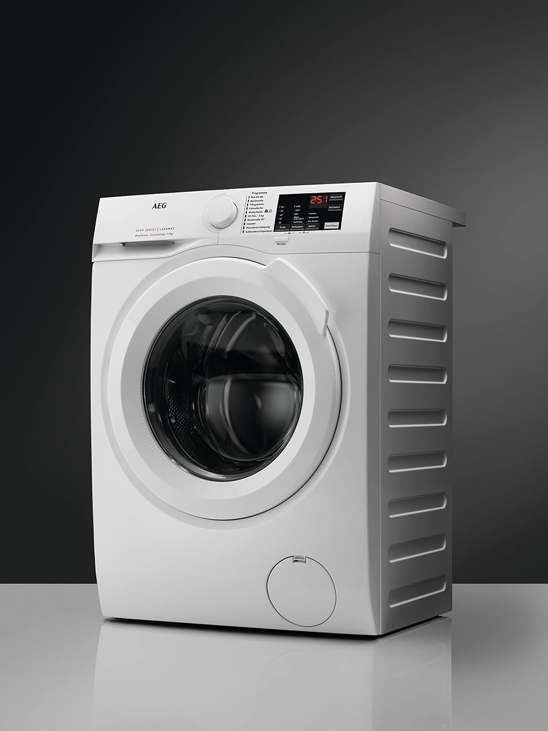 AEG Waschmaschine, 8,0 kg, Leise, Mengenautomatik, Nachlegefunktion, Kindersicherung, Schontrommel, Wasserstopp, 1600 U/min, L6FBA51680