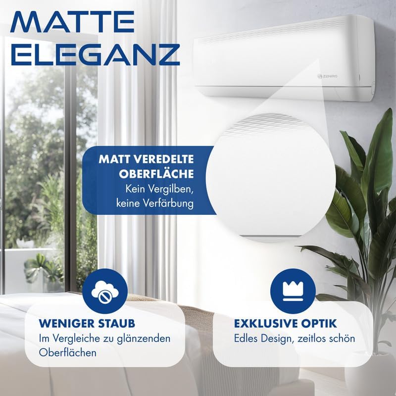 Multisplit Klimaanlage 3 Innengeräte Set (3 x 2,6kW) Klimagerät Air Conditioner mit Heizfunktion 21000 BTU 6,2kW A++ WiFi/App-Steuerung 4D AirFlow Heizen bis -20°C Vorgefüllt R32