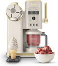Ninja CREAMi Scoop & Swirl Eismaschine mit 2 Behältern, 13 Funktionen, für Eiscreme, Softeis, Gelato, Sorbet, Milchshakes und mehr, mit Mix-In-Funktion, Stone Gold NC701EUSTGD