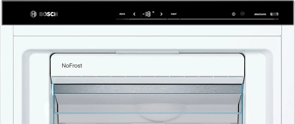 Bosch GSN51AWCV Serie 6 - Congelador independiente, 161 x 70 cm, 175 kWh por año, color blanco, 290 L, tamaño XXL, iluminación LED, VarioZone, NoFrost