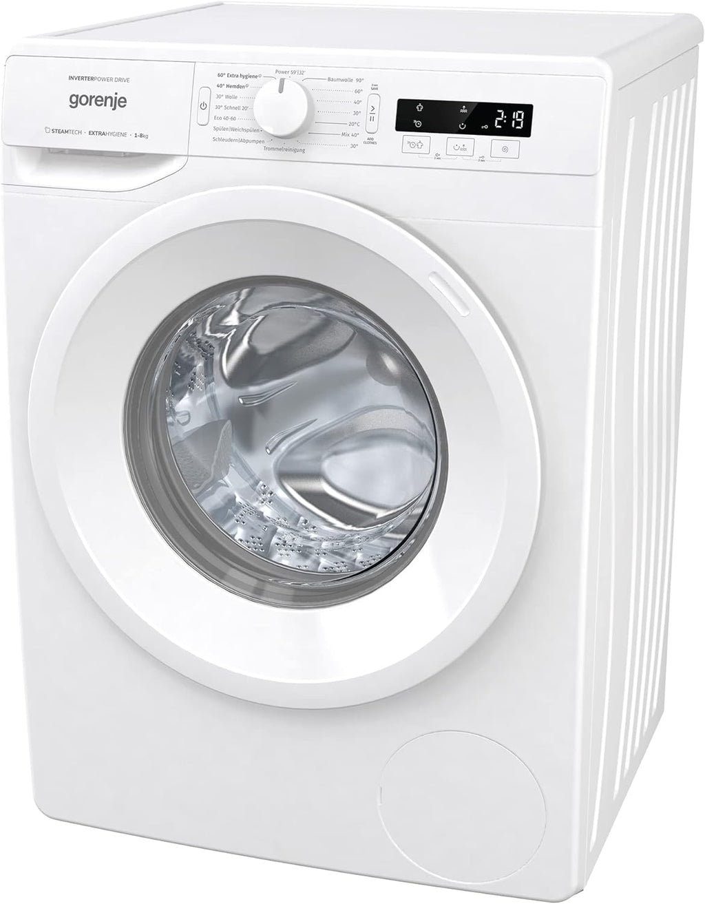 GORENJE WNPI84APS Waschmaschine LED Display Inverter PowerDrive Motor AquaStop Dampffunktion 16 Programme