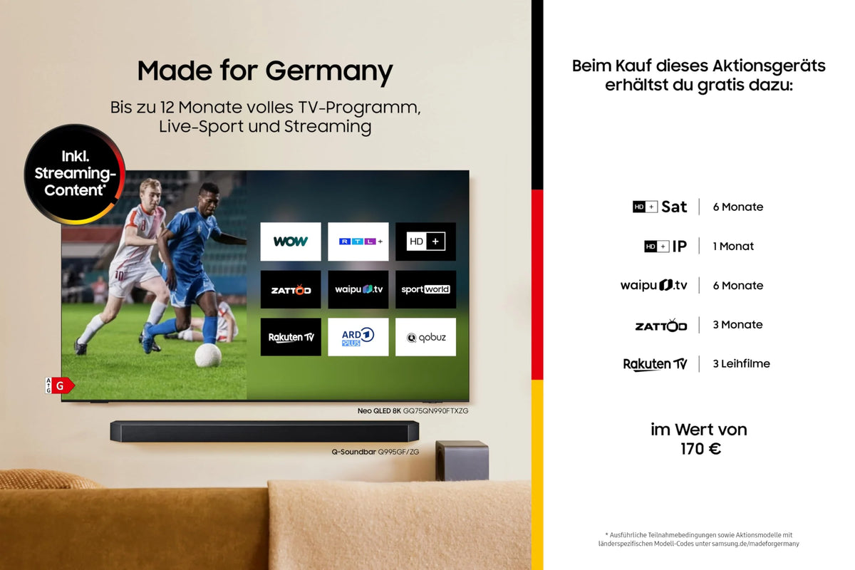 Samsung Full HD F6009F 24 Zoll (61 cm) LED Flachbildfernseher, PurColor-Technologie, HDR, Object Tracking Sound Lite, Knox Security, One UI Tizen, Smart TV, Unbegrenzt kostenlose Inhalte