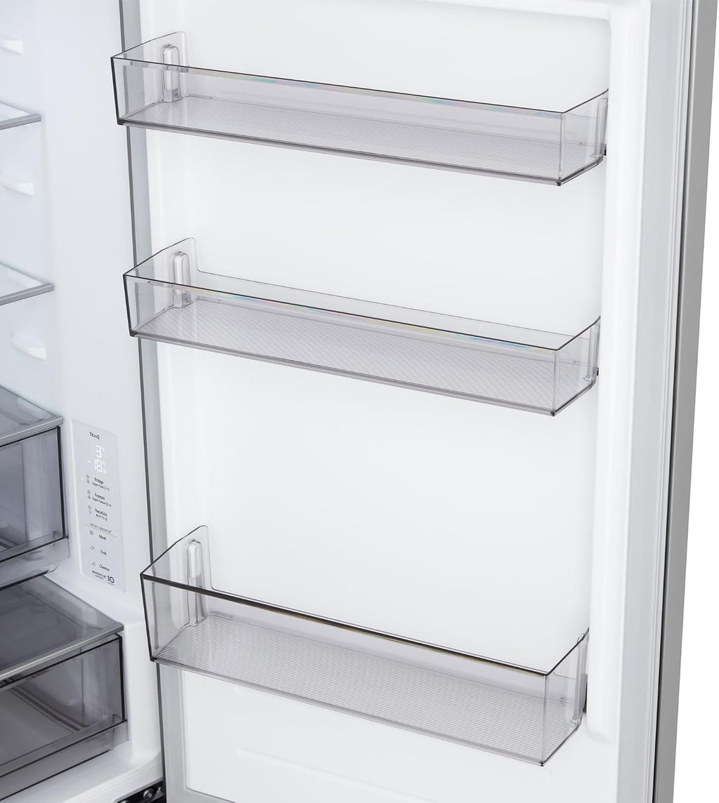 LG GBBSJ1CCPY, Kühl-/Gefrierkombination mit Total No Frost, LED Innenbeleuchtung, LinearCooling, DoorCooling+, Prime Silver