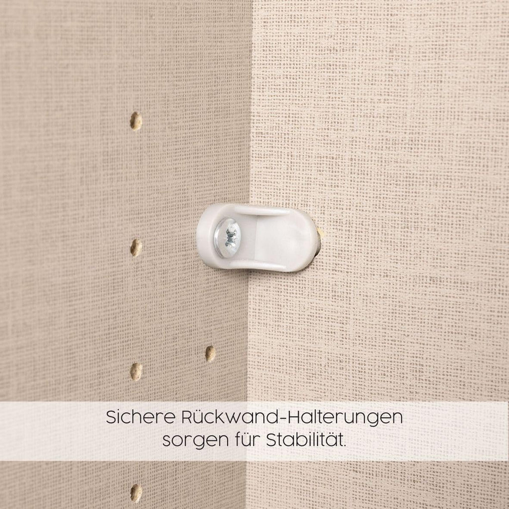 Rauch Möbel Mainz Schrank Kleiderschrank Drehtürenschrank Weiß-Grau metallic, Schwarz, 5-türig Spiegel, 6 Schubladen, Zubehörpaket Basic 3 Einlegeböden, 3 Kleiderstangen, grifflos BxHxT 226x210x54 cm
