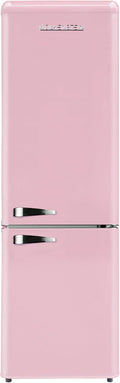 Wolkenstein KG250.4RT FR Kühl-Gefrier-Kombination Rosa 249l Retro Kühlschrank Vintage Kühlgefrierkombi Gefrierfach höhenverstellbar leise