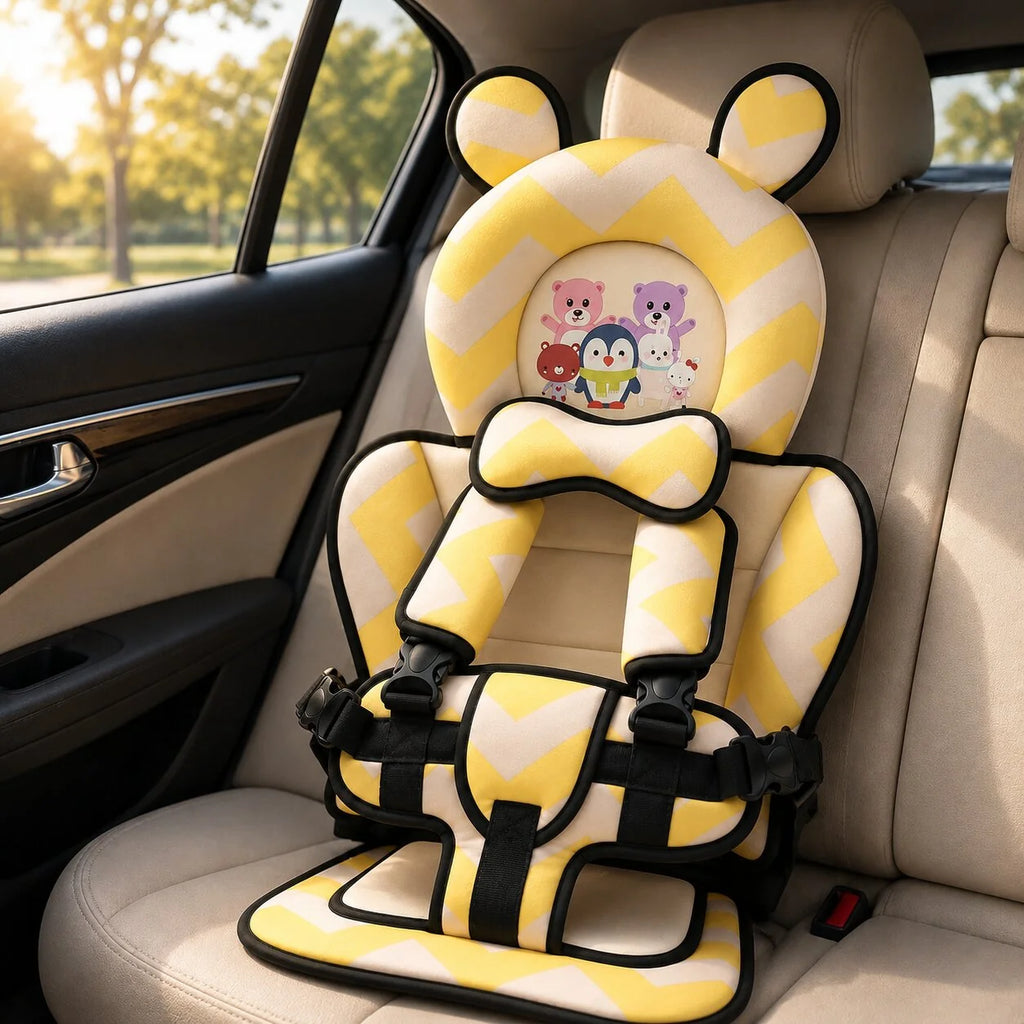 Kinderautositz im Bären Design | Flauschwacht