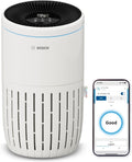 Bosch Air 4000i App-gesteuerter Luftreiniger - Für Räume bis zu 62,5 m² - Entfernt Schadstoffe - Mit 3-in-1 Luftfilter, Smart Sensor, Automatikmodus, Ruhemodus (< 25 dB(A)) - CADR: 300 m³/h