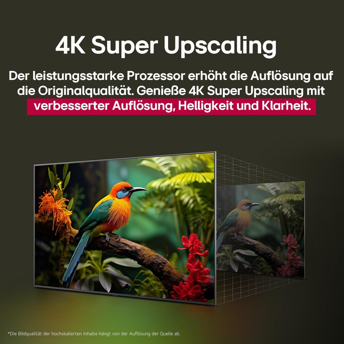 LG 55QNED82A6B TV 55 Zoll (139 cm) 4K QNED AI TV (α7 Gen8 4K AI Prozessor, webOS 25, 60Hz) [Modelljahr 2025]