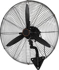 Industrieller Wandventilator (22/26/30 Zoll), Hochleistungs-Wandventilator Mit Hoher Luftgeschwindigkeit, 120°-Oszillation, Robuster Gewerbeventilator, 3 Geschwindigkeitsstufen, Geräuscharm