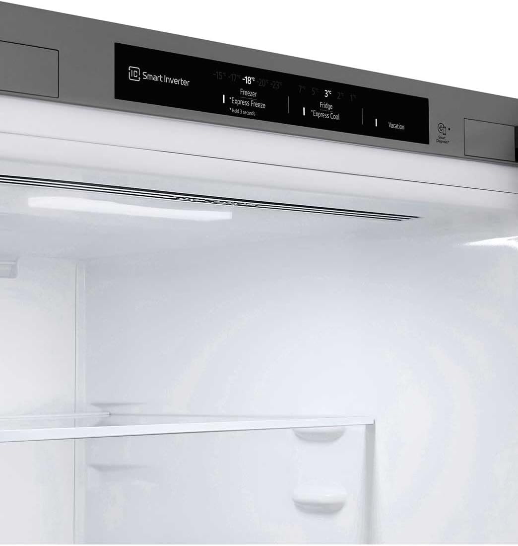 LG Kühl-Gefrierkombination GBV3100APY, 344L Gesamtvolumen, 186 cm, Energieklasse A, Total No Frost, LINEARCooling, DoorCooling+, leise & effizient, Prime Silver