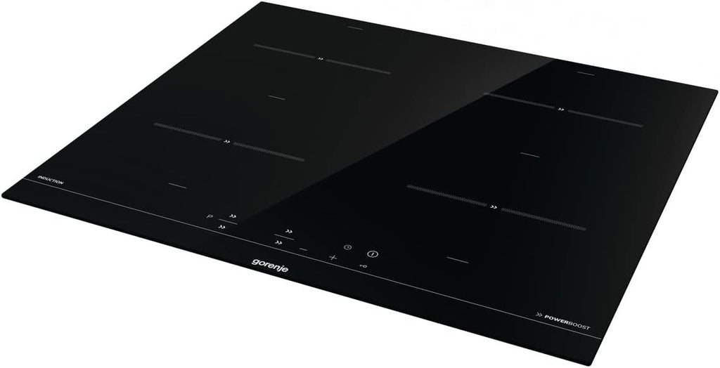 Gorenje GI6401BCE Induktions-Kochfeld / 60 cm/TouchControl/PowerBoost/Timer/ChildLock/Restwärmeanzeige/Schwarz