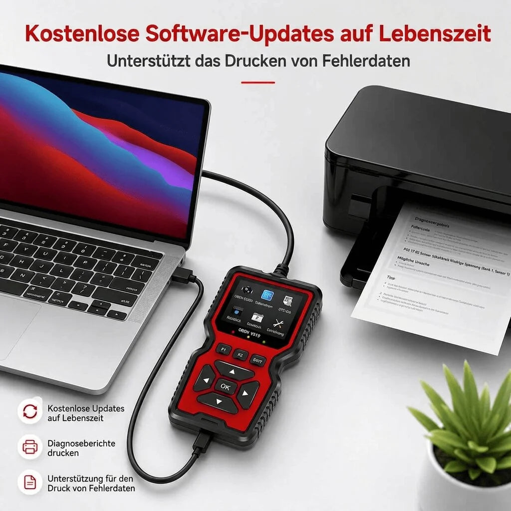 OBD2 Diagnosegerät mit Live Daten | Motordiagnost