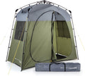 LUMALAND Premium Duschzelt | Toilettenzelt für Indoor & Outdoor | Mobiles Umkleidezelt & Lagerzelt | Zelt für Tierfotografie | Ideal zum Campen, Festival & zum Angeln | Wasserdicht & Windfest