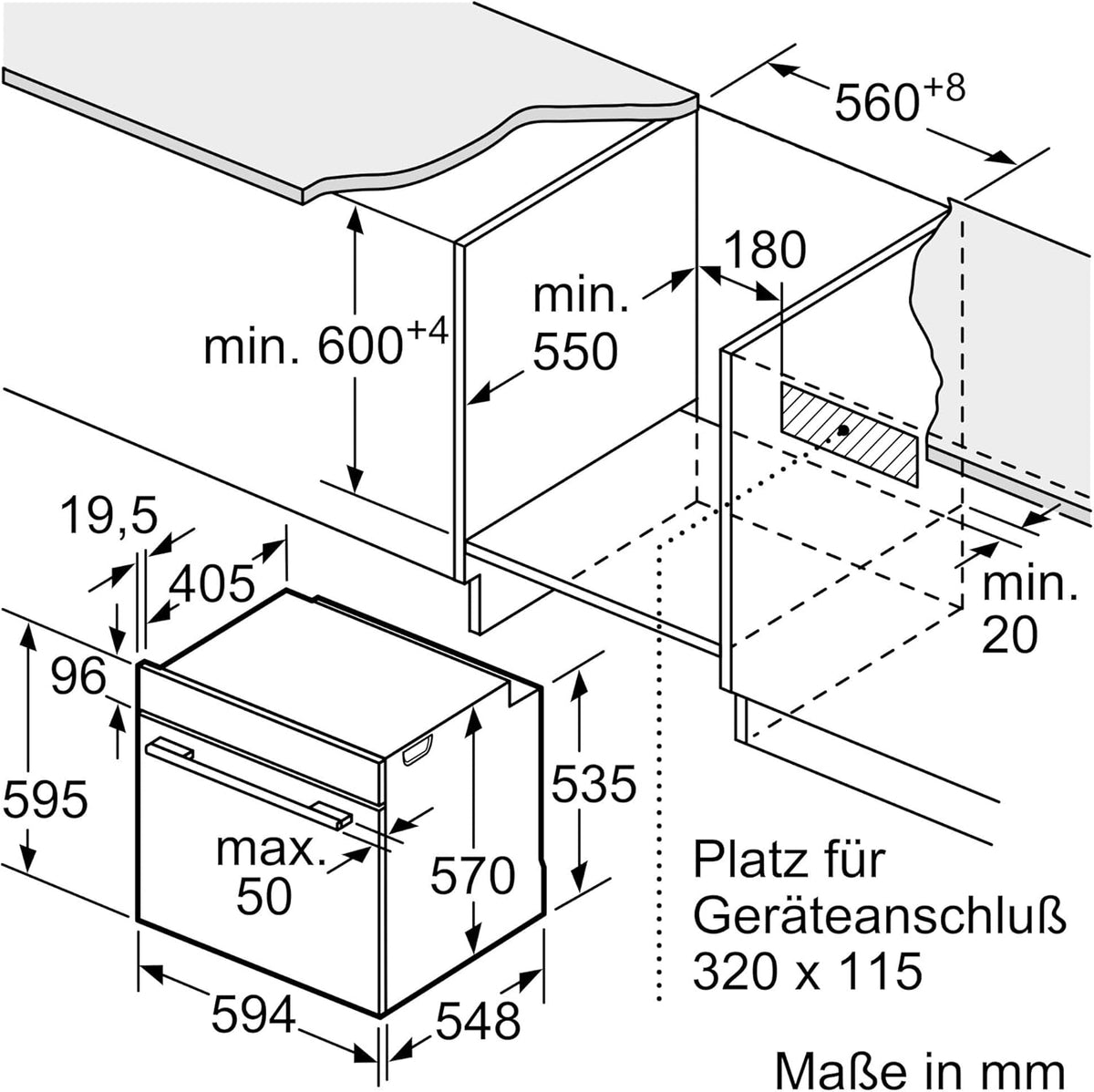 Siemens HB578HBS7 iQ500 Einbau-Backofen, 60 x 60 cm, activeClean - automatisches Selbstreinigungssystem, cookControl30, 3D Heißluft, Backofenassistent mit Sprachsteuerung, Backwagen, Home Connect
