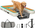 PawHut Aufblasbare Hunde Wasserrampe Hunderampe Pool 151x102 cm Tragbares Hundeboot mit Rutschfester Eva-Oberfläche Schwimmende Dock Leiter für große Hunde bis 100kg Schwimmleiter für Pool Boot Seen