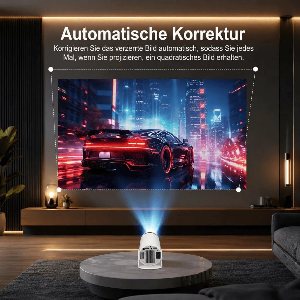 Mobiler 4K Beamer mit Android | Optivon