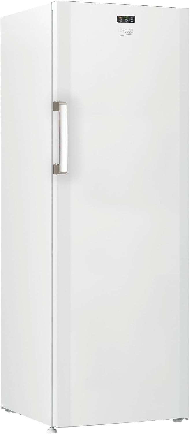 Beko FS127940N Gefrierschrank, 5 Gefrierschubladen, 2 Gefrierfächer mit transparenter Front, 36 dB, 244 l Gesamtrauminhalt, Weiß