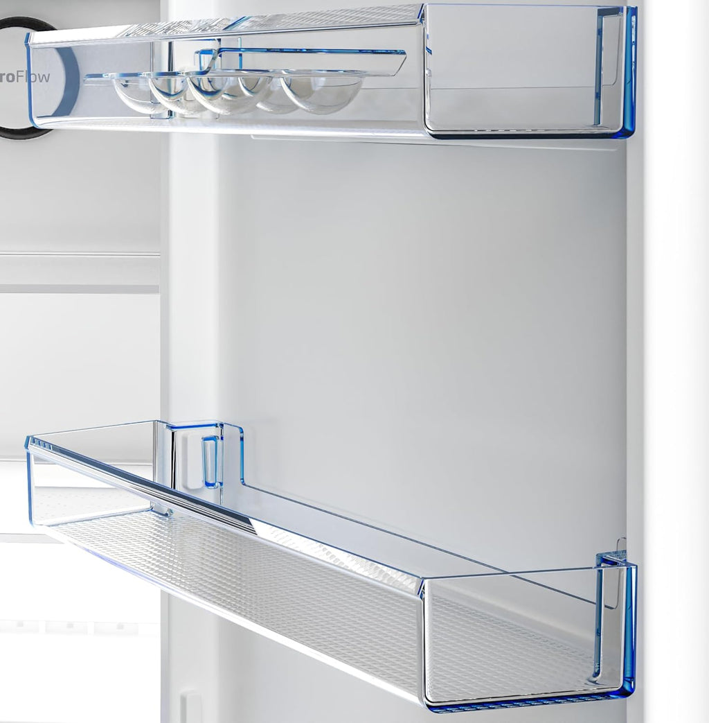 Beko B7RCNE408HG freistehende Kühl/-Gefrierkombination, 355 l Nettovolumen, 249 l Kühlen, 106 l Gefrieren, NoFrost, AeroFlow, HarvestFresh, Multizone, 3 Gefrierschubladen, Manhattan Gray
