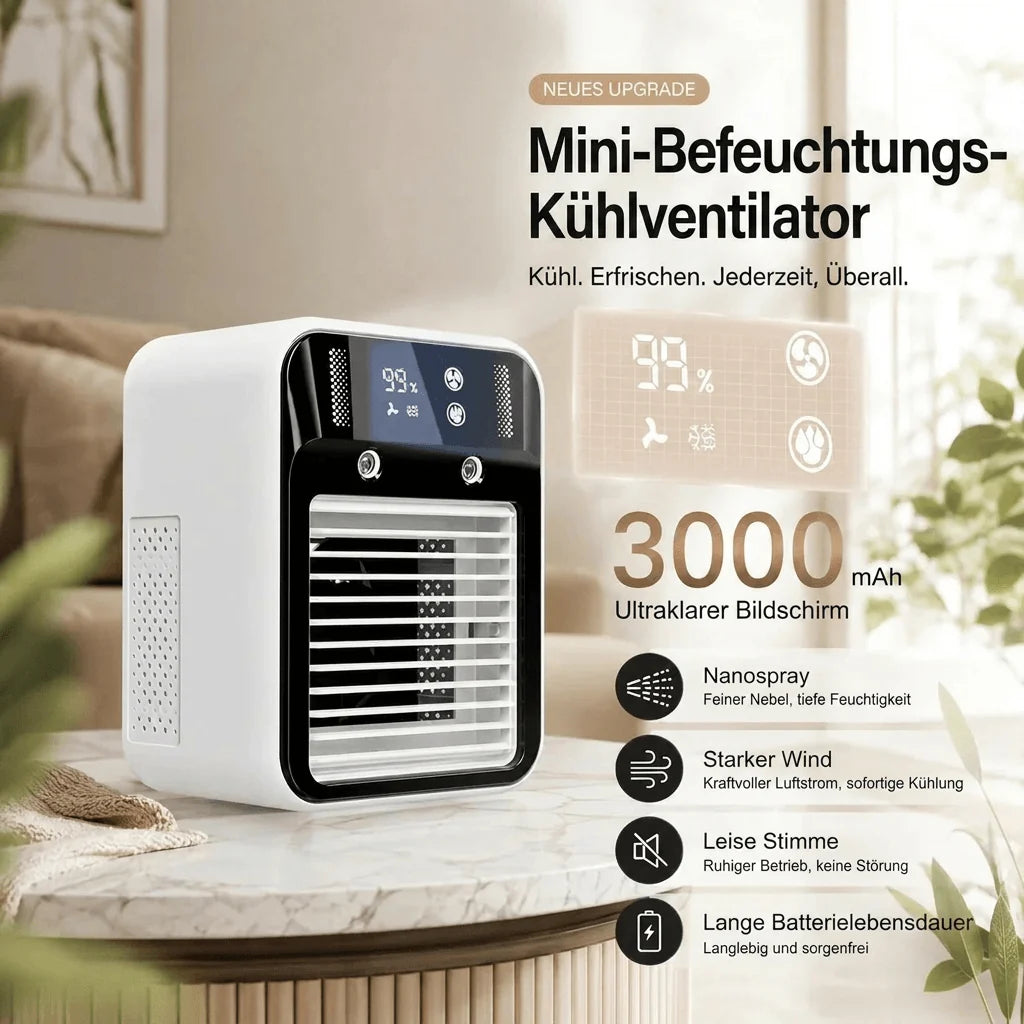 Mobiler Luftkühler mit Sprühnebel | Brisenadel