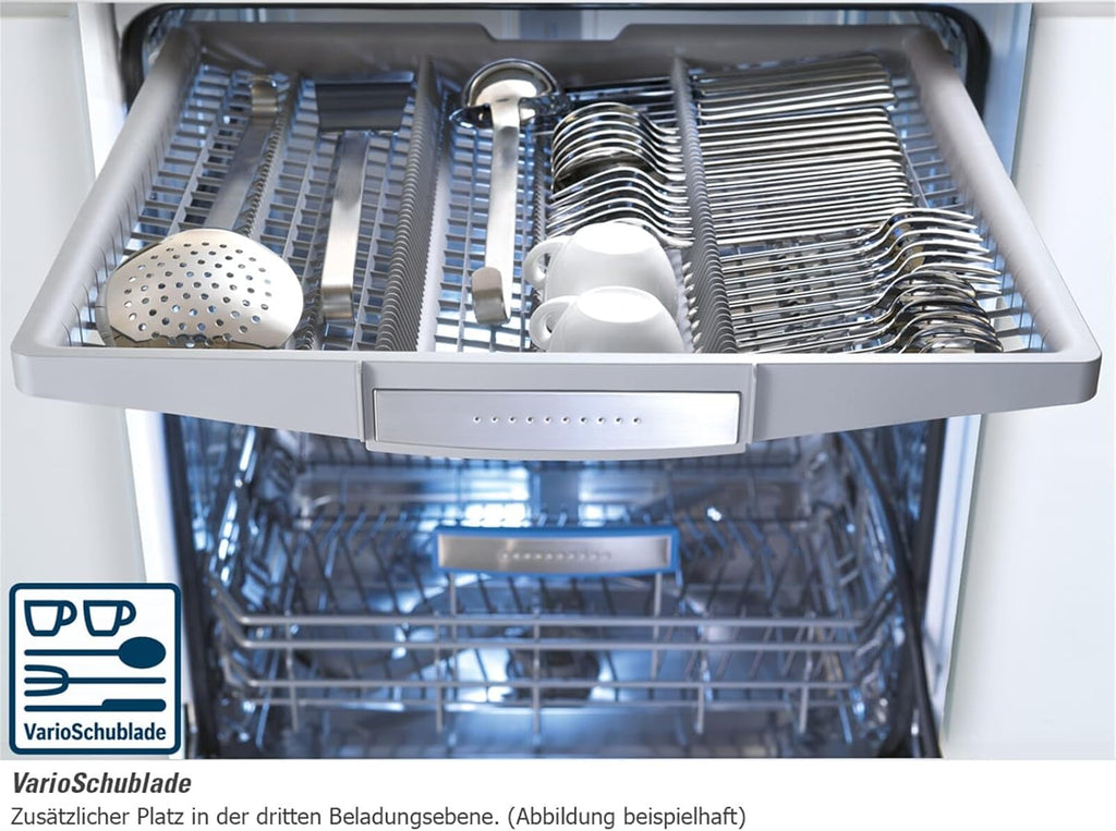 Bosch SMU6ZCS49E Serie 6 Unterbau-Geschirrspüler/C / 60 cm/Edelstahl / 75 kWh/100 Zyklen / 14 MGD/SuperSilence/EmotionLight/VarioSchublade/Home Connect