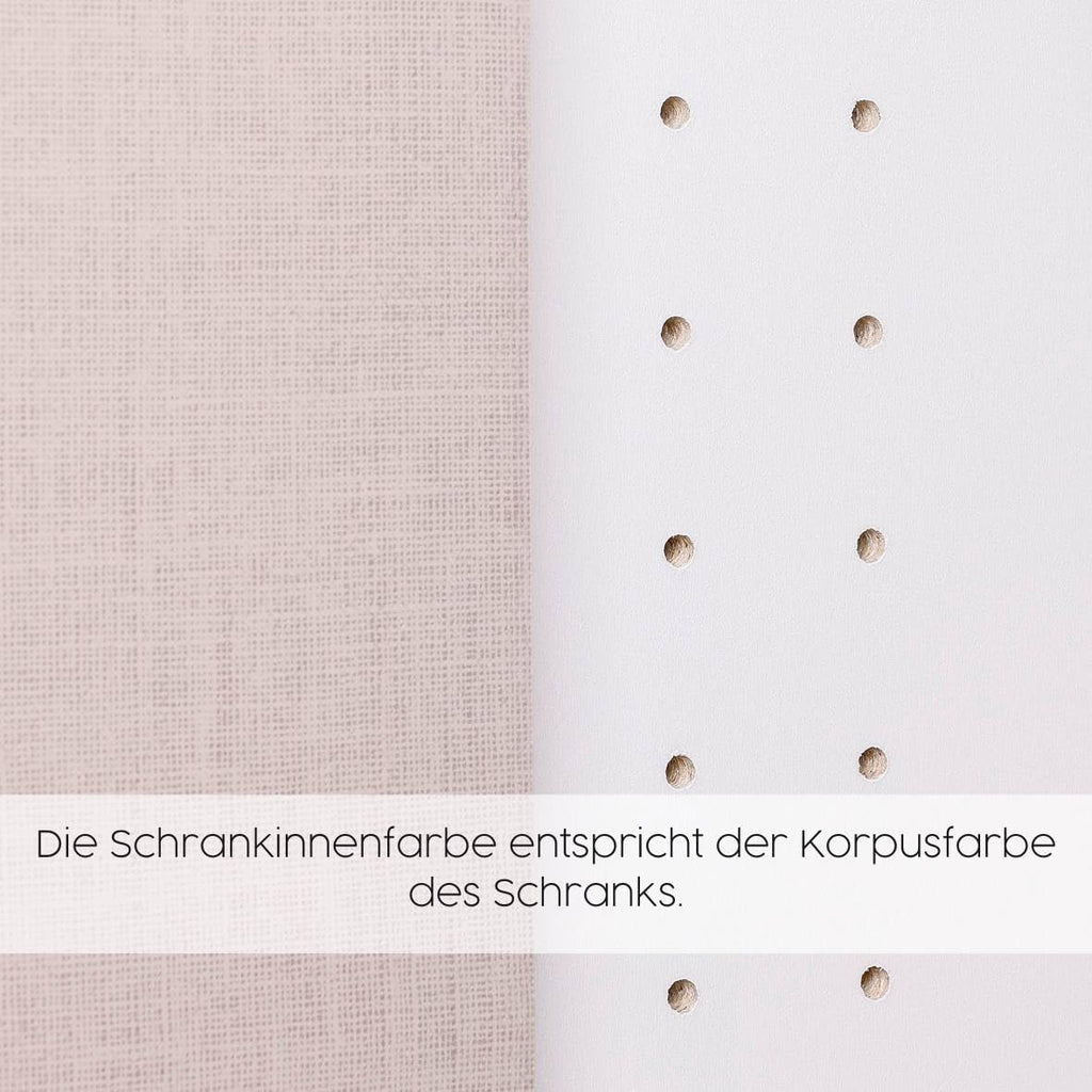 Rauch Möbel Nabila Kleiderschrank für Schlafzimmer, Kinderzimmer, Jugendzimmer, Flur, 3-türig, Push-to-Open, mit Zubehör Classic, Farbe Weiß, Breite 140 cm