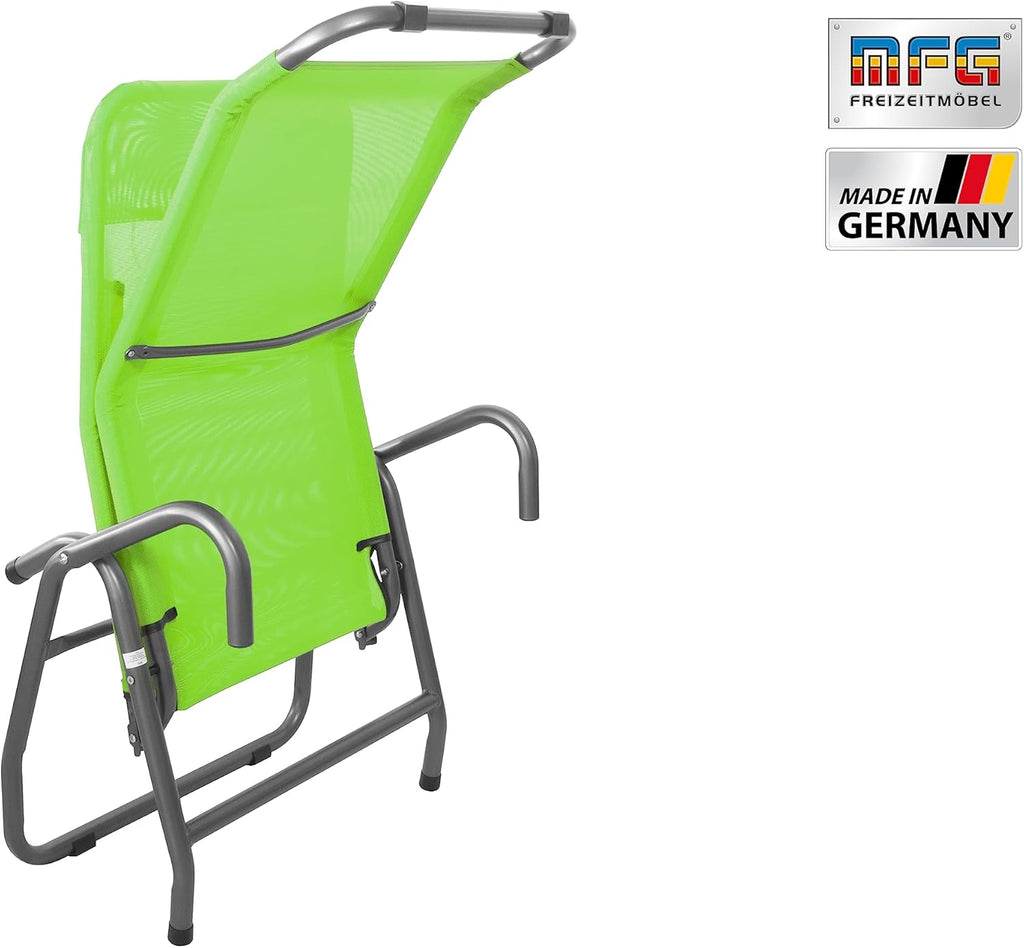 MFG Bäderliege Pool 3", anthrazit/Lime
