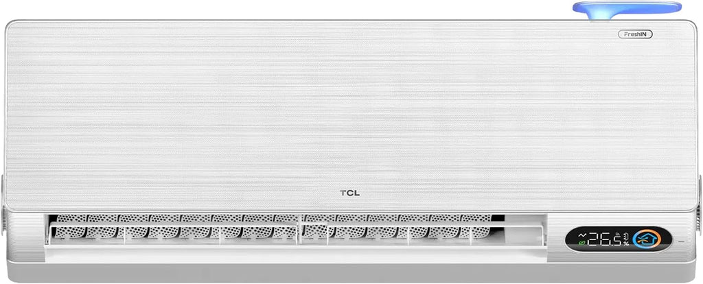 Split Klimaanlage FreshIN 12000 BTU QuadruPuri-Filter mit 360° Luftstrom, Filter-und Selbstreinigungssystem WIFI, App und Steuerung
