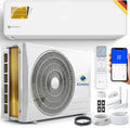 Split Klimaanlage 18000 BTU Set - TURBO Cooling - mit Ionisator & WiFi/App-Funktion Klimagerät Kühlen A++/Heizen A+ 5,2kW Sehr Leise - Fernbedienung, Timerfunktion - Montagematerial