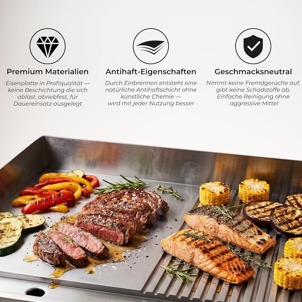 Elektrogrill Edelstahl 3000