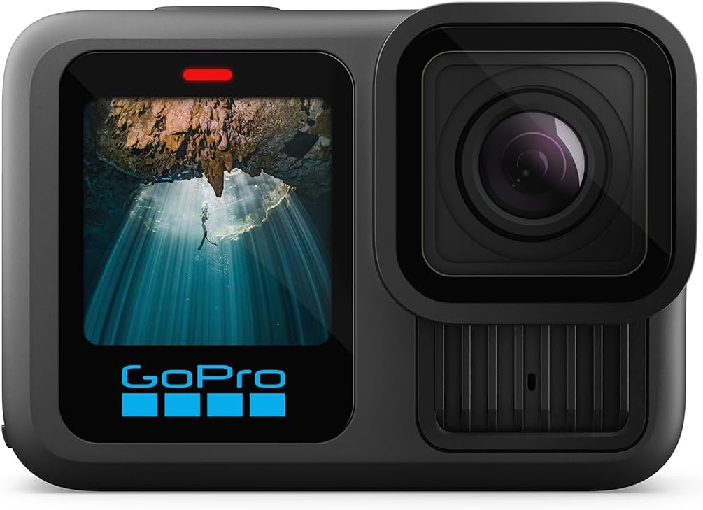 GoPro HERO13 Black - wasserdichte Actionkamera mit 5,3K60-Video, 27MP-Foto + Kompatibilität mit Objektiven der HB-Serie