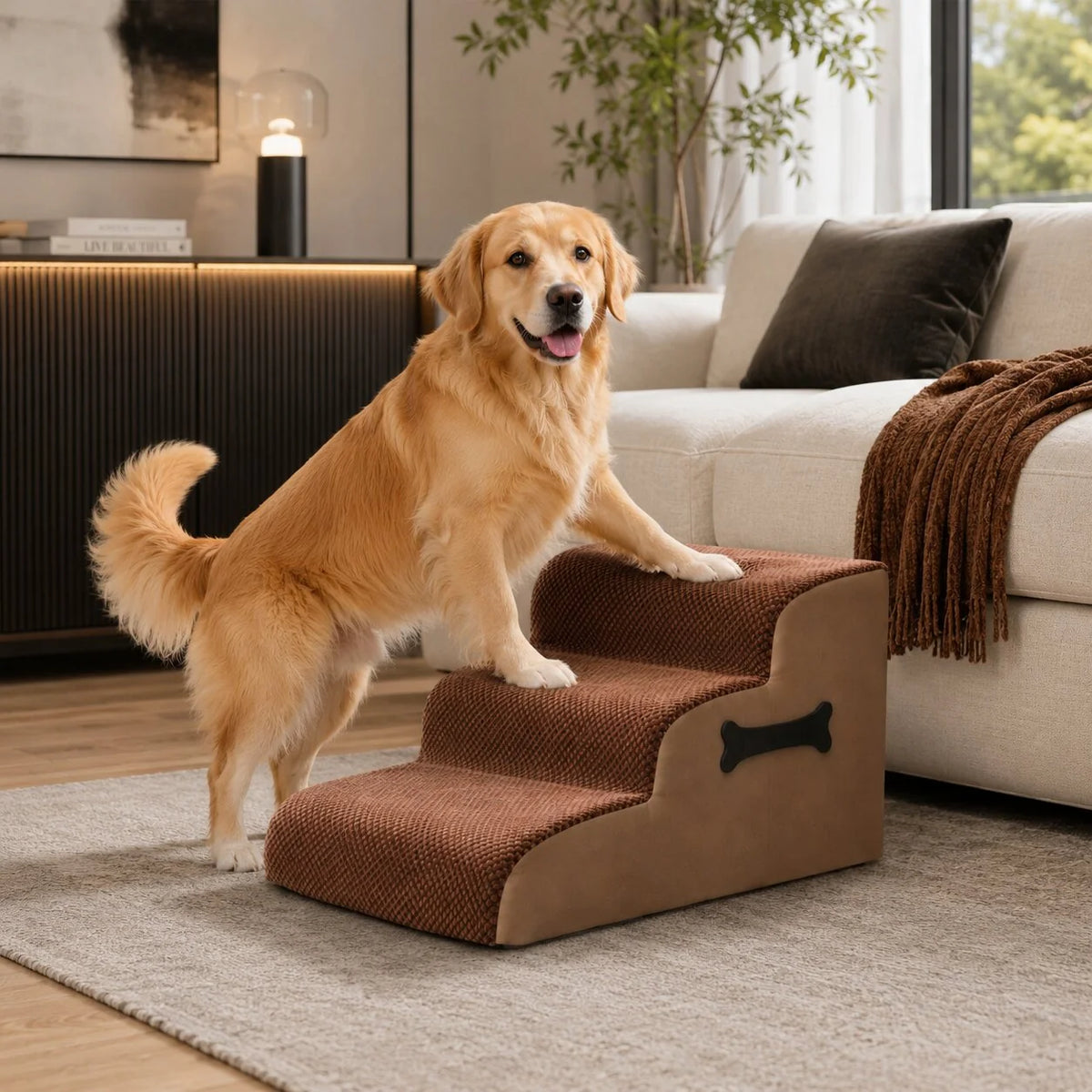 Hundetreppe für Bett und Sofa | Pfotenstufe