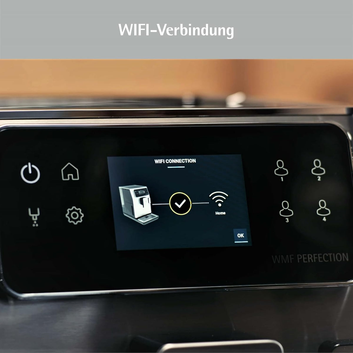 WMF Perfection 640 Kaffeevollautomat mit Milchsystem, 16 Getränkespezialitäten, Double Thermoblock, Edelstahl-Mahlwerk, Nutzerprofil Speicherung (640: WMF Perfection 640 mit Milchsystem)