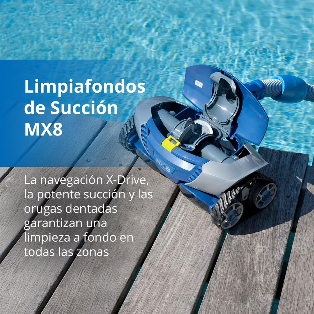 Zodiac MX8 Hydraulic Robot Pool Cleaner for Inground Swimming Pools up to 12 x 6 m