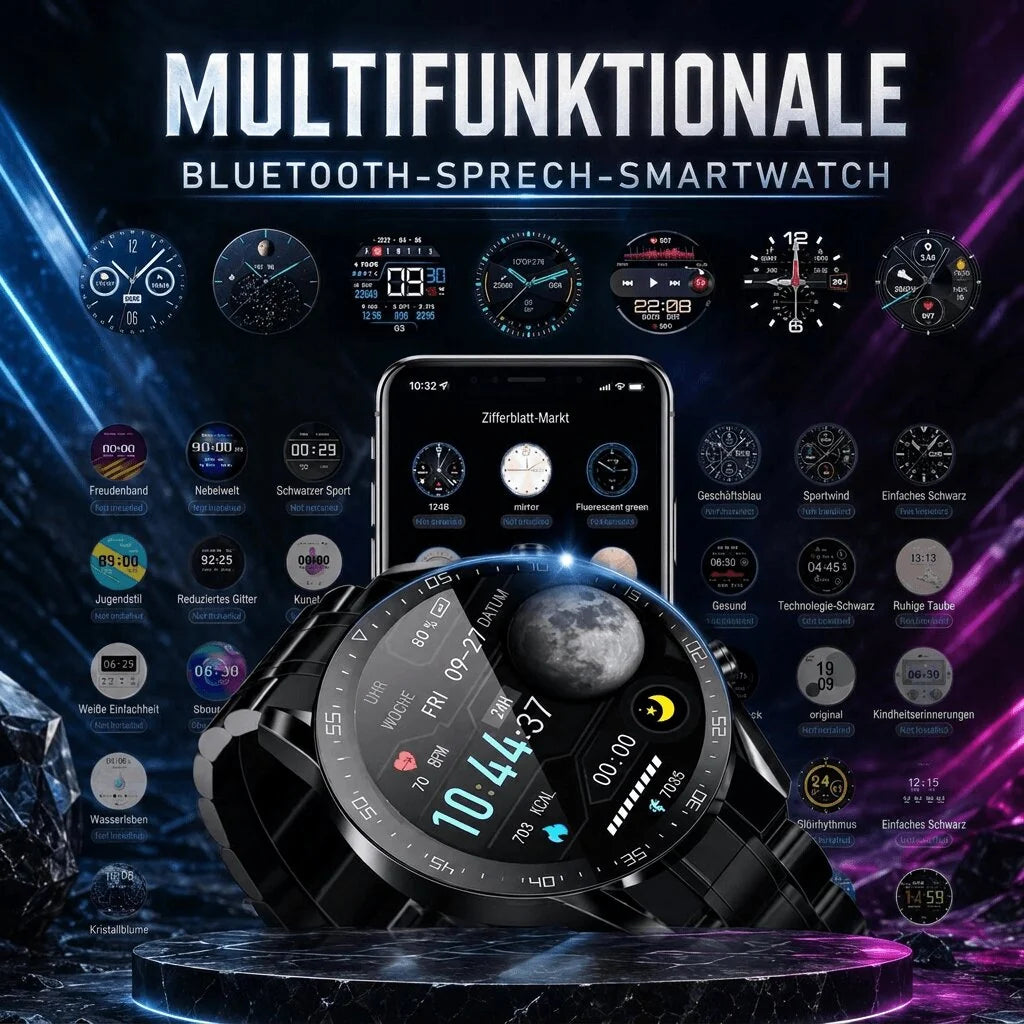 Smartwatch für Herren mit Gesundheitsfunktionen | Vigorion