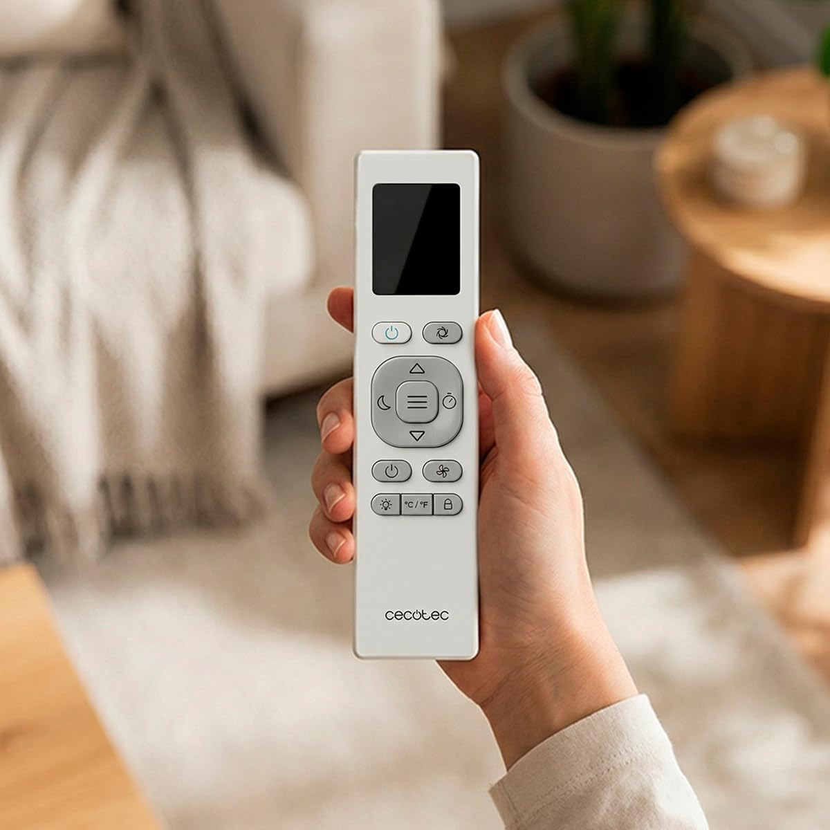 Cecotec Mobile Klimageräte ForceClima 12600 Nux Heating. 12000 BTU, Heizfunktion, 5 Modi, 3 Stufen, bis 30 m², Entfeuchter 28 L/Tag, LED-Display, Fernbedienung, Timer, Oszillation, R290, Klasse A
