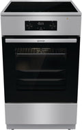 Gorenje GEIT5C61XPG Elektro-Standherd mit Induktion /50cm Breite /70 Liter/Pizza Funktion/FrozenBake/AirFry/MultiAir Technologie/HomeMade Backofenform/AquaClean/FastPreheat/Bigspace/Edelstahl