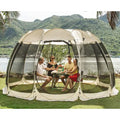 Screen Room Screened Camping Gazebo Clam Quick-Set Pavilion X Foot