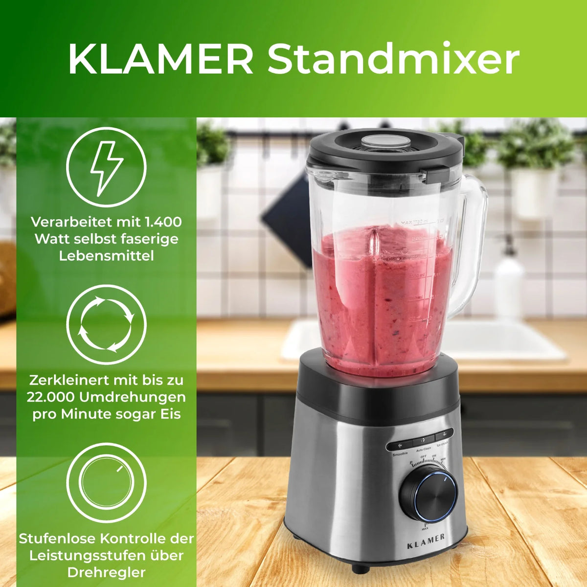 Standmixer 1400 Watt