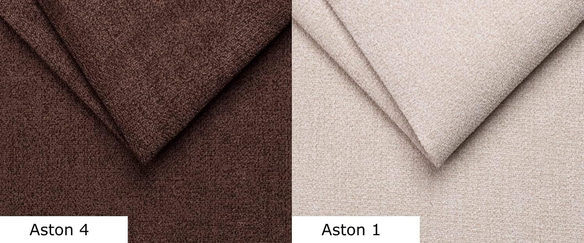 Robin Inspire Saturn Premium Ecksofa Schlaffunktion Bettkasten Verstellbare Kopfstützen Kissen Sofa L-Form Schlafsofa Freistehende Eckcouch Schlafcouch Wohnzimmermöbel Wohnlandschaft Links Braun Creme