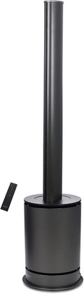 Emerio 3in1 Heizlüfter Ventilator Luftreiniger rotorlos HEPA 13 Filter + 2x UVC Lampe gegen Bakterien Viren Staub Pollen langlebiger nachhaltiger DC Motor Fernbedienung Timer, TFN-214472.1, Schwarz