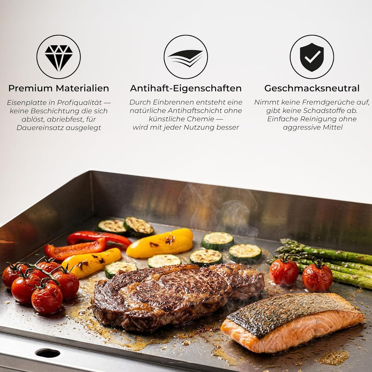 Elektrogrill Edelstahl 3000