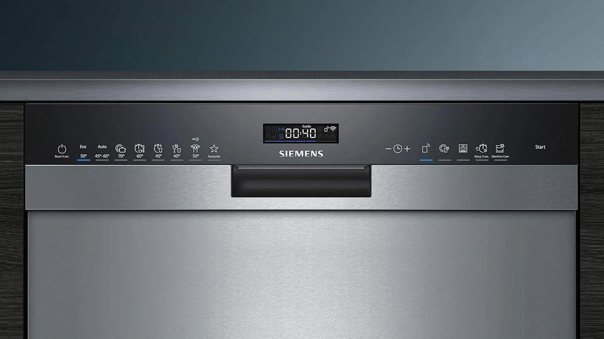 Siemens SN63EX14VE, iQ300 Smarter Geschirrspüler, Vollintegrierte Spülmaschine mit Besteckschublade, 60 cm, Auto Türöffnung dank autoOpen dry, Besonders leise durch iQdrive-Motor, infoLight aquaStop