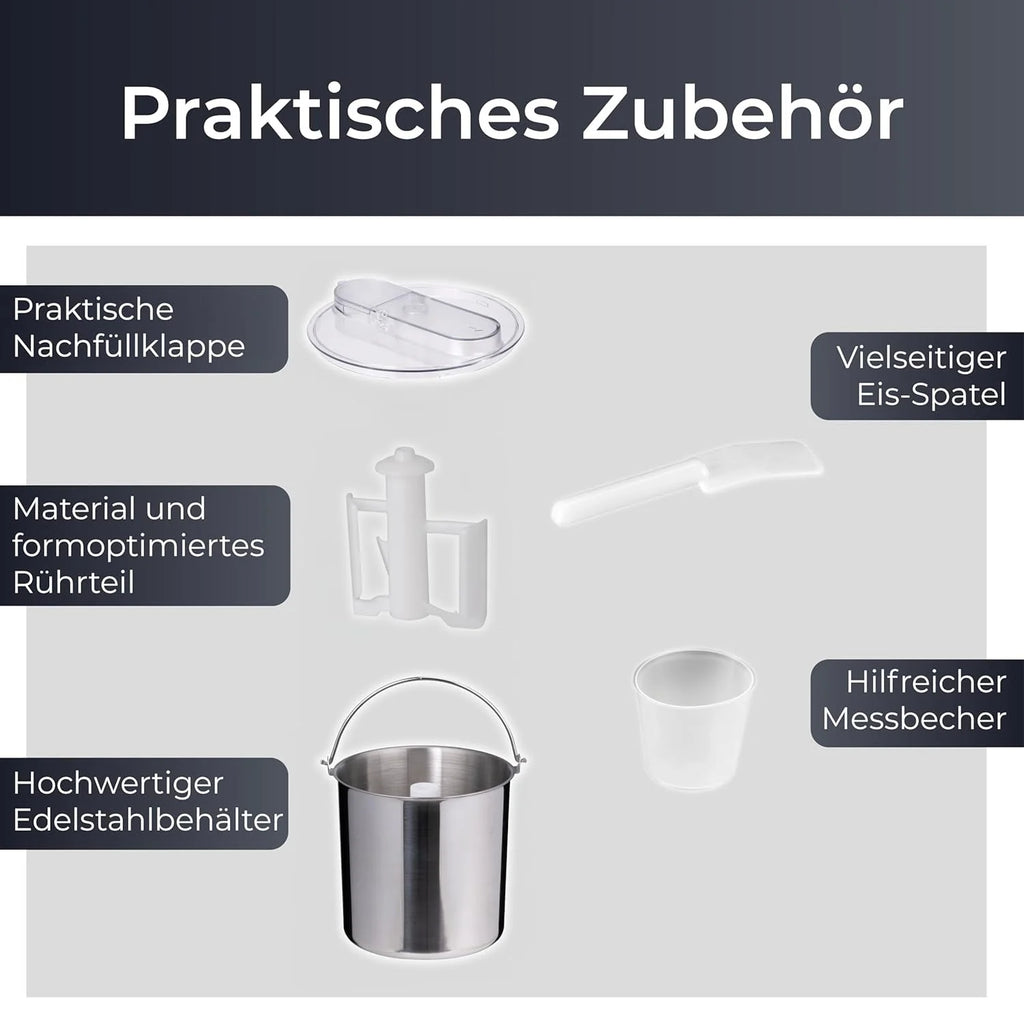 Eismaschine 3-in-1 mit 1.5L