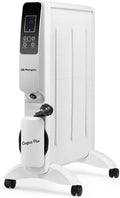 Orbegozo RMW 1500, Glimmer-Heizkörper, 1500 W, WLAN, Weiß, Timer 12 Stunden, 2 Leistungsstufen, tragbar
