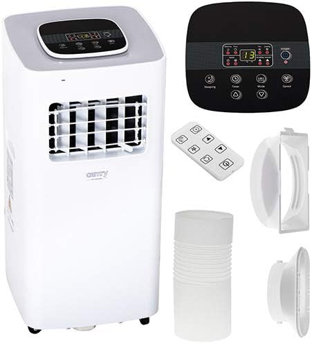 CAMRY CR 7926 Klimatisator, 7000 BTU, 3 in 1 Klimagerät, Gebläse, Klimaanlage, Lufttrockner, Luftkühler mit 2 Ventilatorgeschwindigkeiten, LED-Anzeige, White, Large