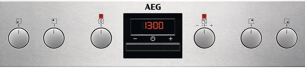 AEG EPS33102ZM Einbauherd/Pyrolyse – Selbstreinigung/Grillfunktion/Display mit Uhr/Kindersicherung/A+ / Edelstahl mit Antifingerprint